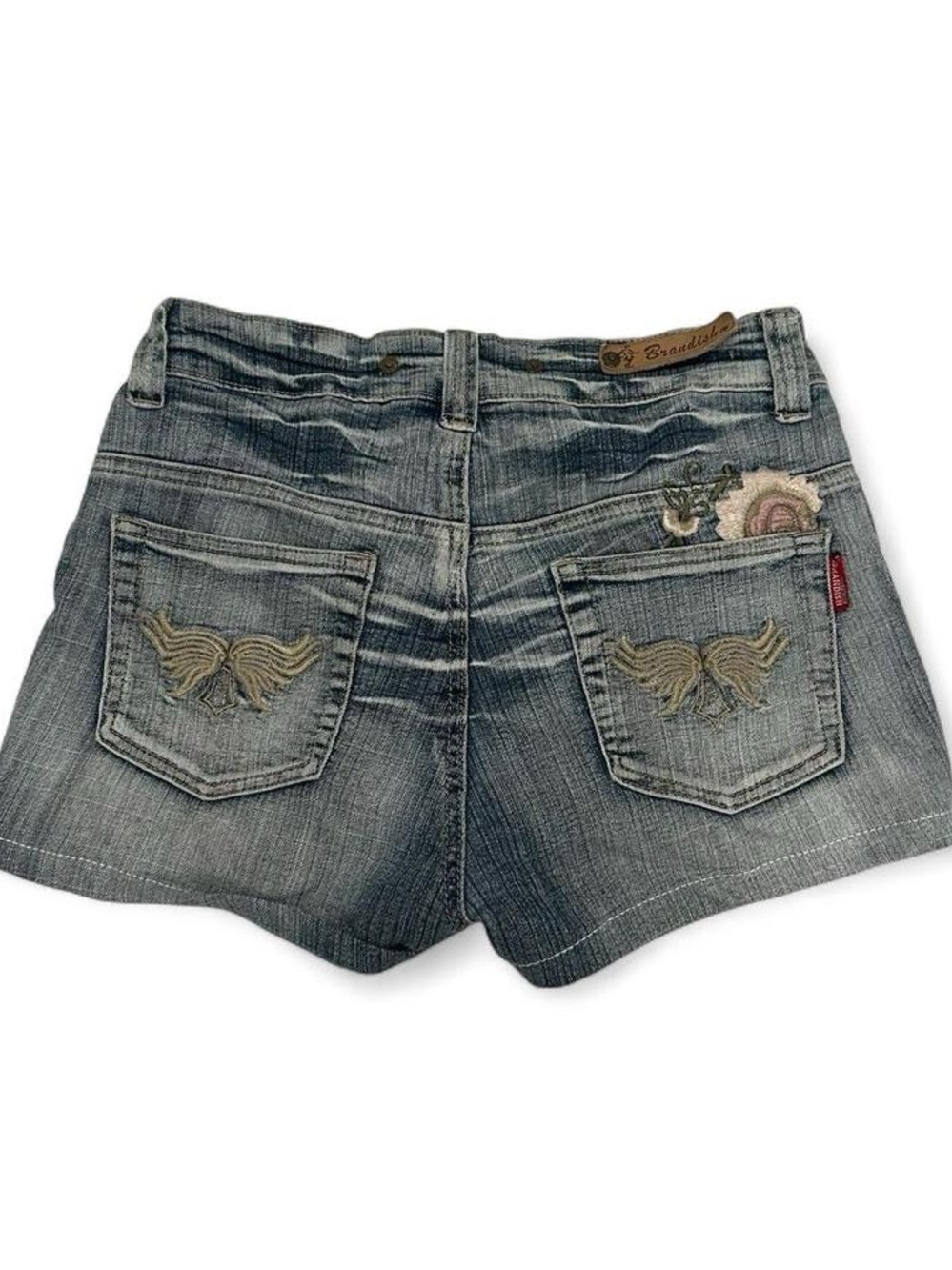 Branded Denim Embroidered Y2K Women’s Shorts